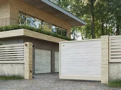 Откатные ворота серии Prestige с автоматикой ALUTECH Roteo Откатные ворота серии Prestige с автоматикой ALUTECH Roteo