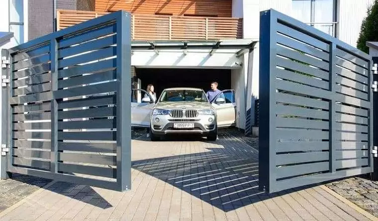 Распашные ворота в Мозыре