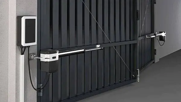 Новые электроприводы для распашных ворот ALUTECH Scopio